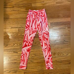 Candy Cane Christmas Leggings